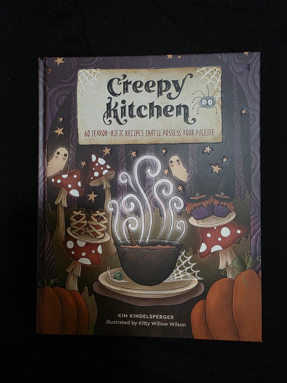 Creepy Kitchen Cookbook by - Purple Cover